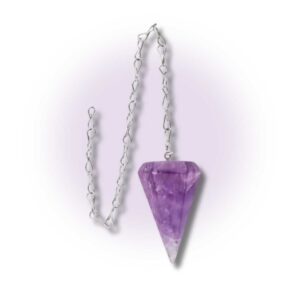Péndulo de Mineral Amatista